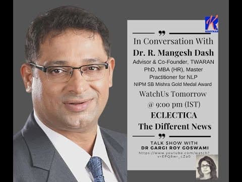 The Different News with Dr R. Mangesh Dash, Co-Founder and Advisor, TWARAN